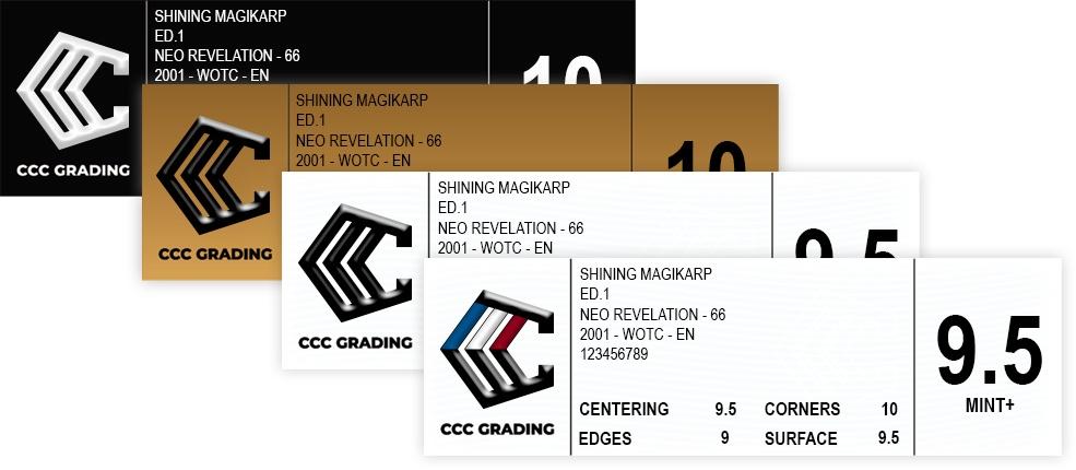 Every CCC Grading label