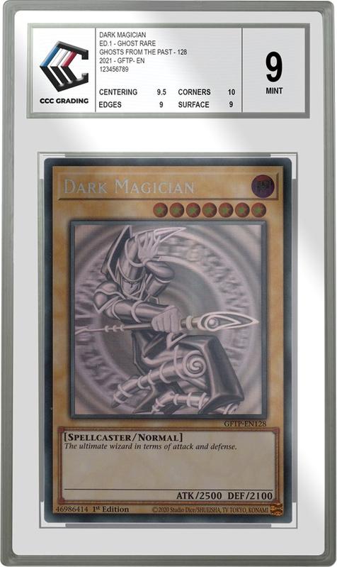 Dark magician dark duel stories GFTP 128 graded by CCC