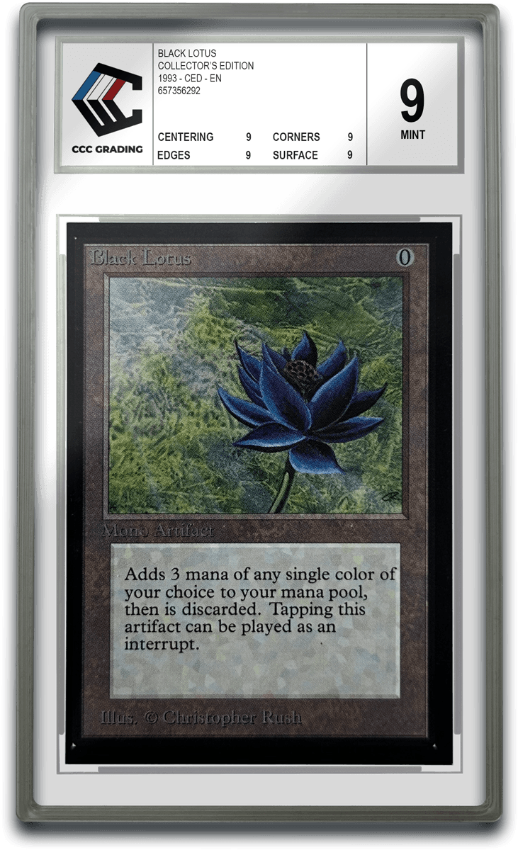 Black Lotus Collector's Edition graded card