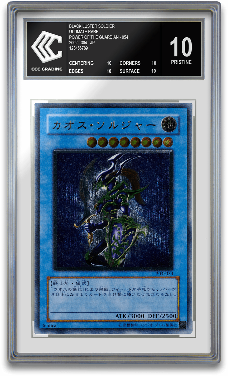 Yu-Gi-Oh Card Grading BLS Black Luster Soldier Ultimate 304-054