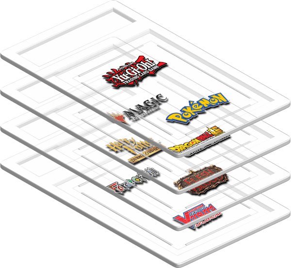 Card grading slabs for 8 games : pokemon, yugioh, mtg, dbz, vanguard, harry potter tcg, flesh and blood and fow tcg